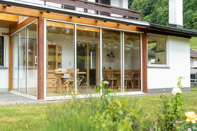 Wintergarten von Außen