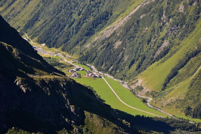 Tiefblick ins Pitztal