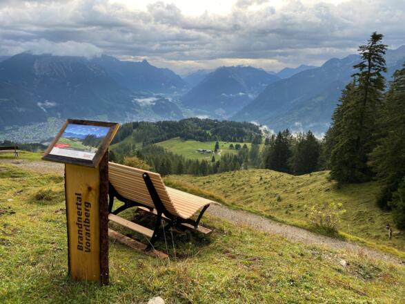 Aussichtspunkt mit Ruheliege am Glinzgieck