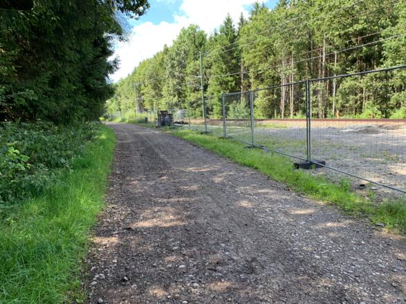 Schotterweg Richtung Ungerhausen