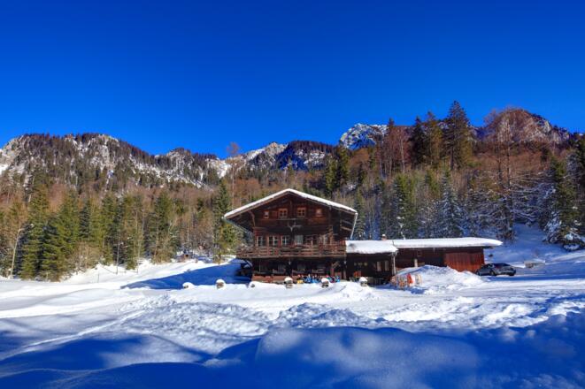 Berggasthaus Belckenau im Winter