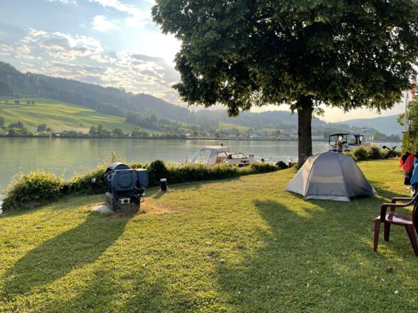 Der schönste Campingplatz der Welt an der Donau