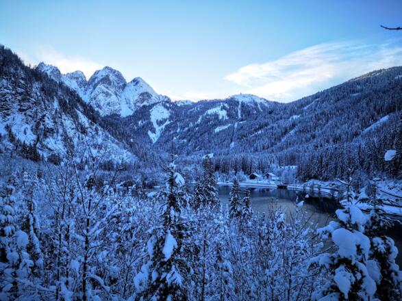 Winterwanderweg Brunbachsee Gosau Foto bergseensucht.com  (2)