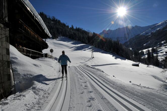Langlaufen Loipe Greitergraben Inneralpbach