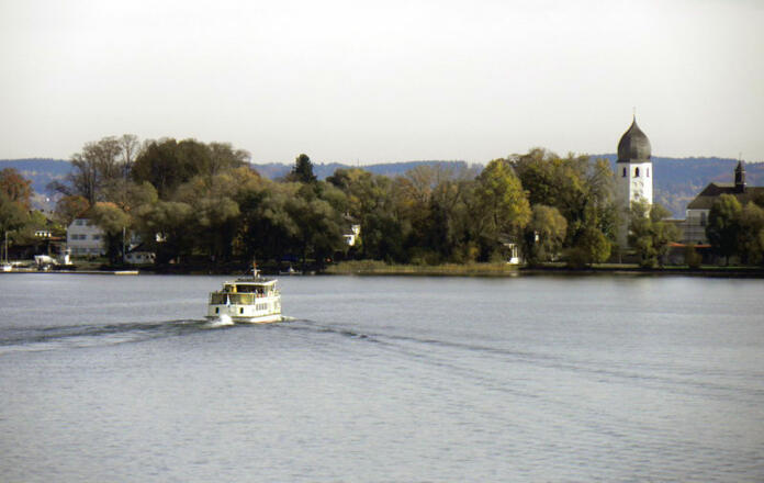 Schifffahrt am Chiemsee zur Fraueninsel.