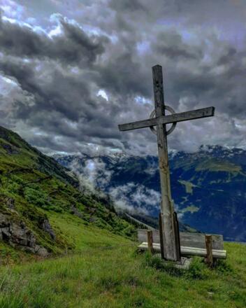 Gipfelkreuz Grasjoch