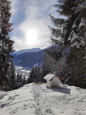Bleisott-Kapelle, Blick Richtung Gortipohl