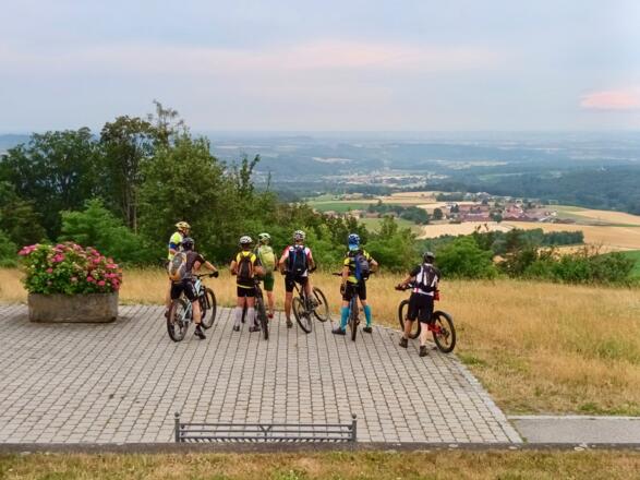 Blick von der Pilgramsberg-Kirche ins Donautal