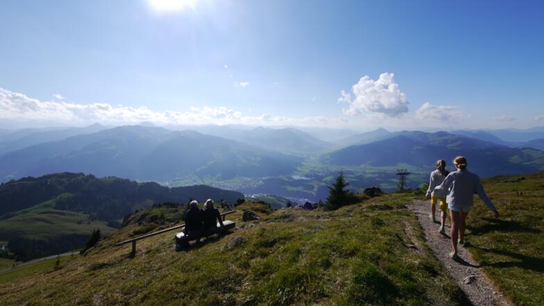 Alpenblumengarten mit herrlichem Panorama