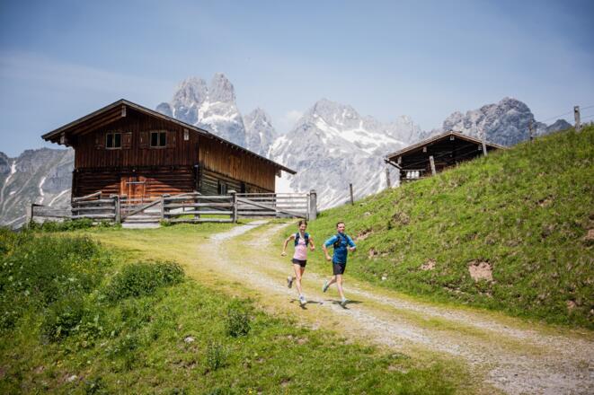 King Dachstein Trail bei den Sulzenalmen in Filzmoos