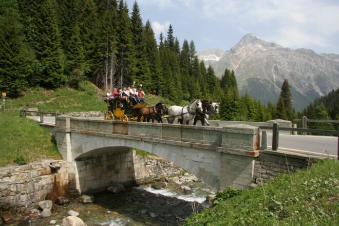 Mit der Postkutsche unterwegs