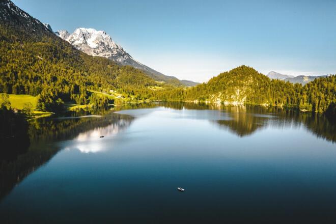 Scheffau_Hintersteiner See_Frühling_Wilder Kaiser