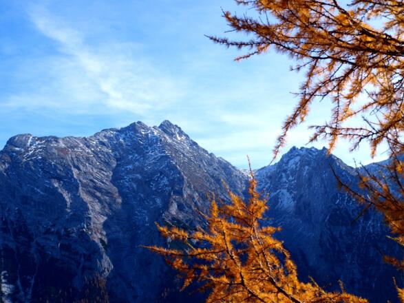 Hochkalter beim Abstieg