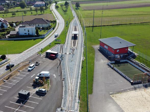 Bahnhaltestelle Kirchham Sportplatz-Luftbild