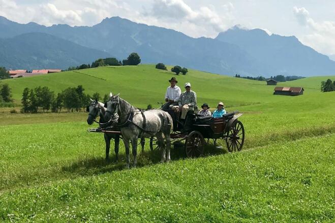 Romantische Kutschfahrten im Pfaffenwinkel