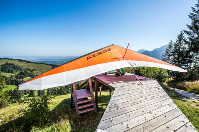 Startrampe für Drachenflieger