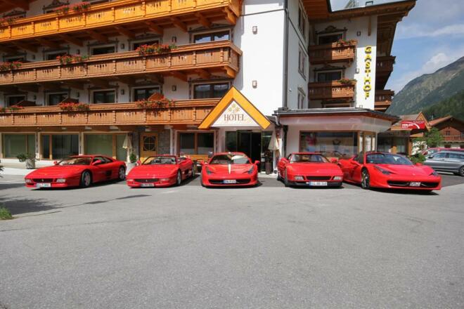 Ferrari zu Besuch in Gries, Hotel - Gasthof Schöpf