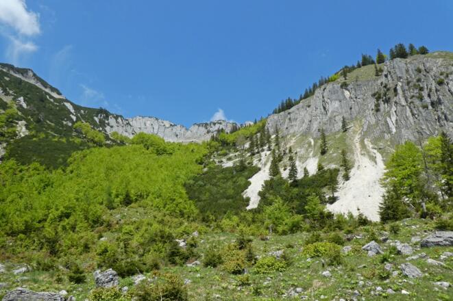 Oberhalb der Stumpfhütte