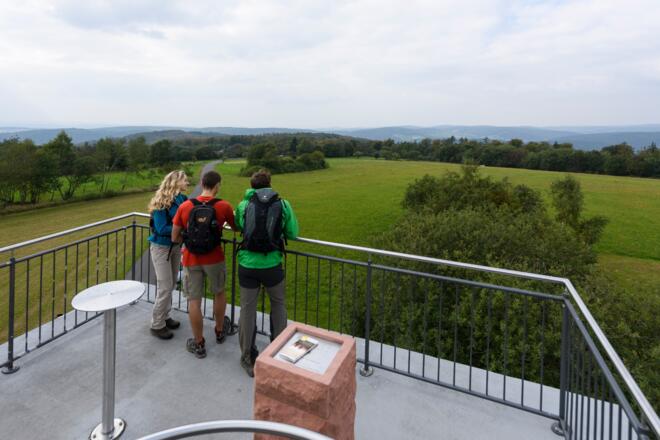 Ausblick vom Ludwig-Keller-Turm