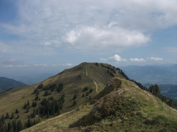 Blick vom Sederer auf den Stuiben