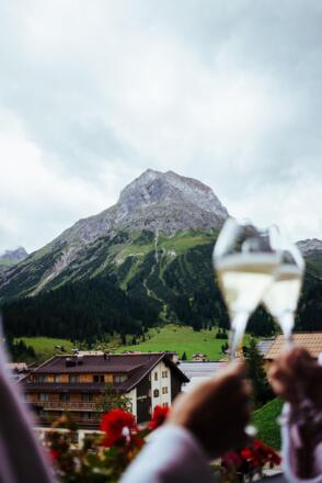 Zimmer-Ausblick Sommer