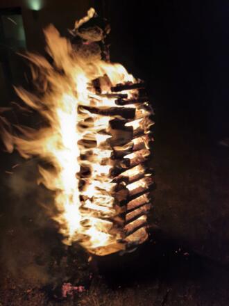 jährliches Funkenabbrennen