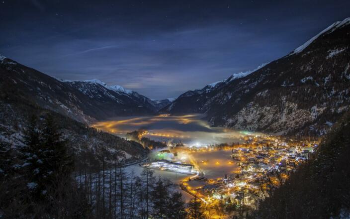 Längenfeld Ortsaufnahme Winter