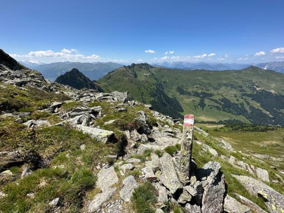 Weg Richtung Gipfel Großer Galtenberg