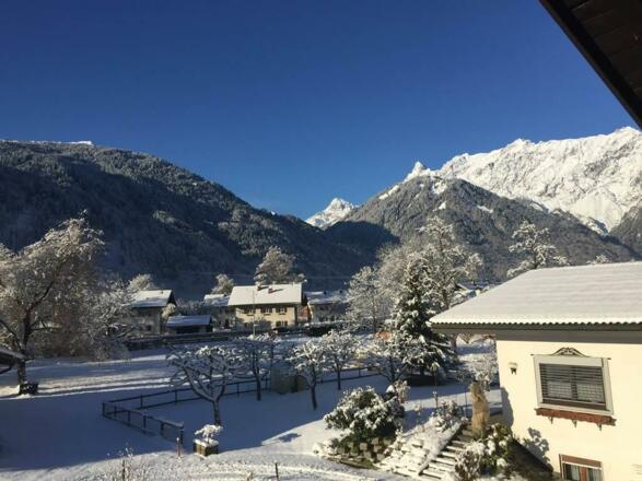 Blick vom Balkon