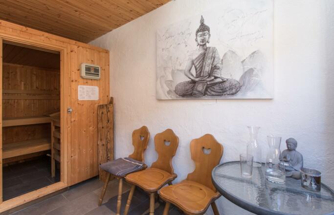 Sauna gegen Aufpreis - Sonnenseite