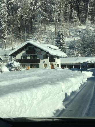 Haus im Winter