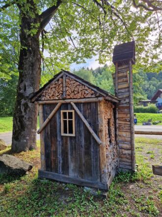 Startpunkt des Kenzenhütten-Pendelbusses (Kenzenparkplatz)