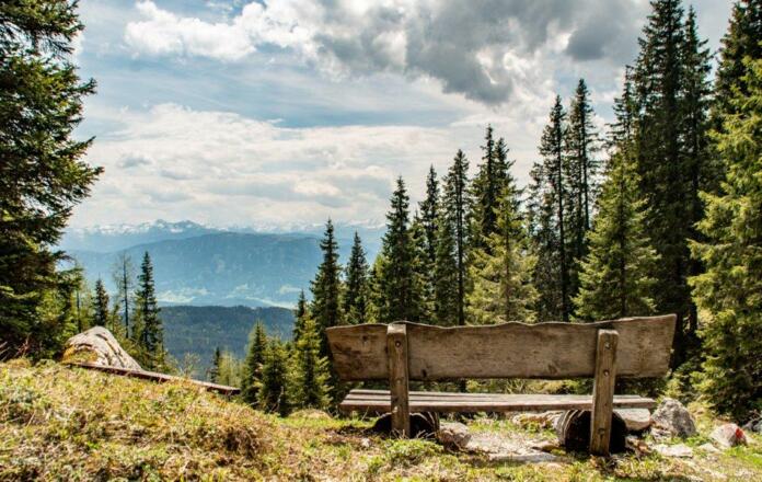 Ein letzter Ausblick beim Abstieg