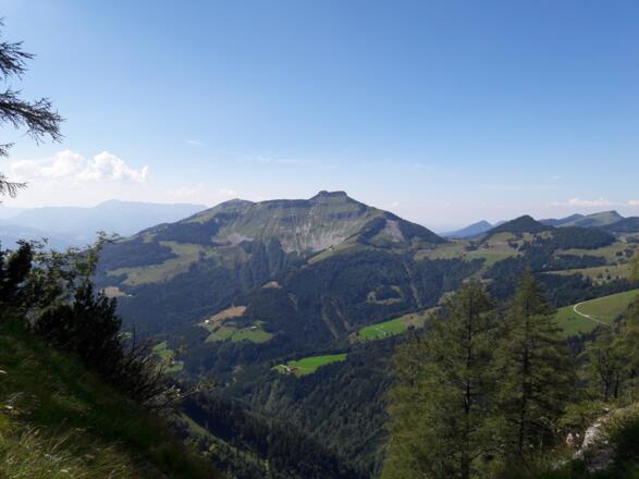 Aussicht auf Schlenken und Schmittenstein