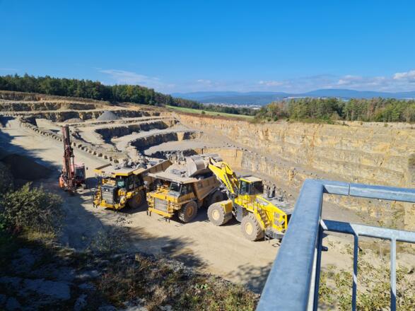 Aussichtsplattform Steinbruch Strahlungen