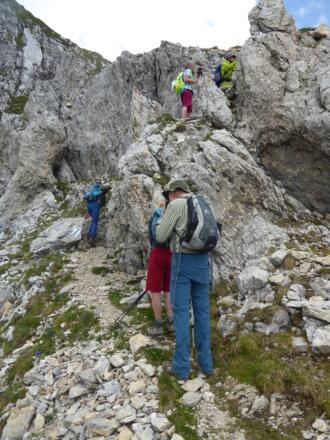 Kleine Kletterstelle