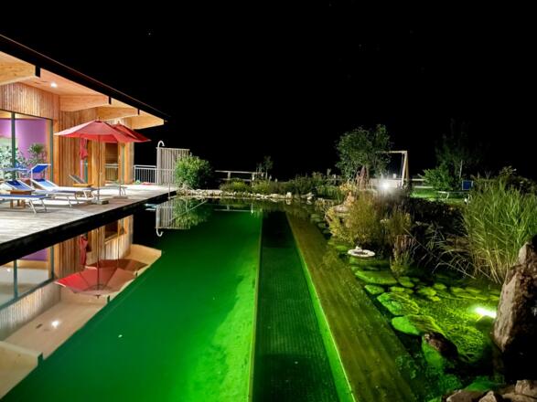 Biohotel-Sommerau-Teich-Abendstimmung