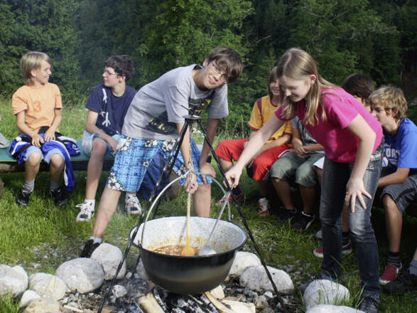 Wildniscamp für Kids