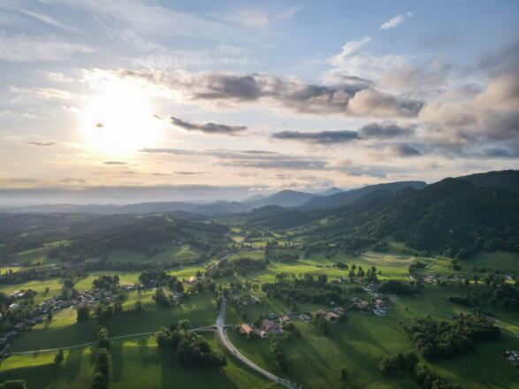 Blick Richtung Gmund Gasse und Ostin