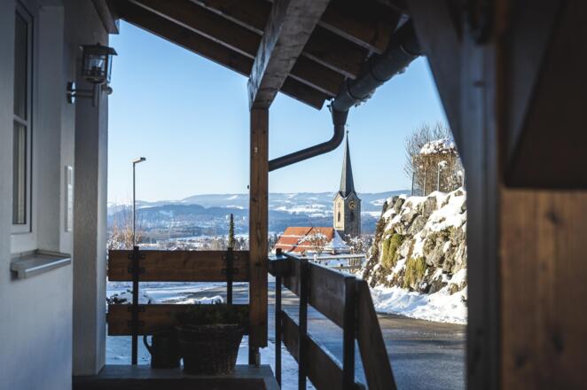 Eingang zu den Ferienwohnungen