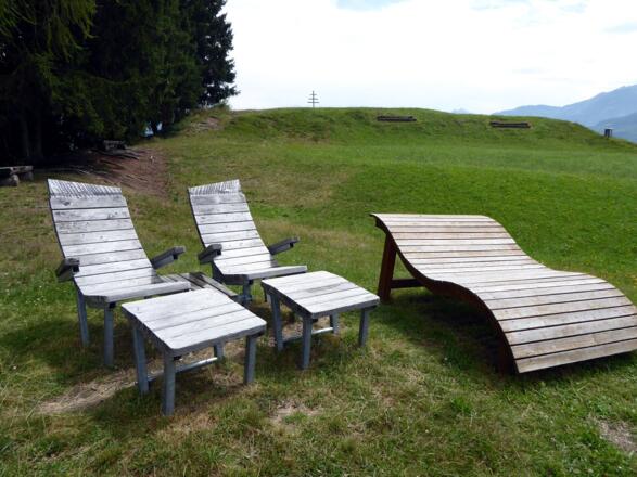 Wer kann da widerstehen? Einladung zum Relaxen am Naglköpfl.