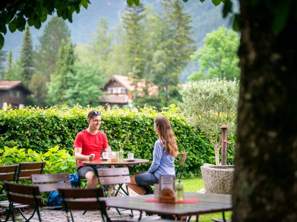 Biergarten Gasthaus Rote Wand in Geitau