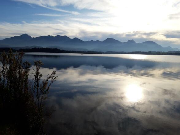 Abendstimmung am Baggersee