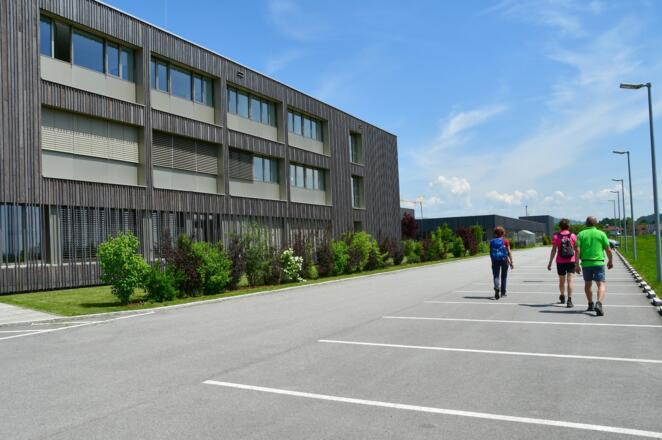 Vom Agrarbildungszentrum ist es nicht mehr weit zum Parkplatz (Startpunkt)