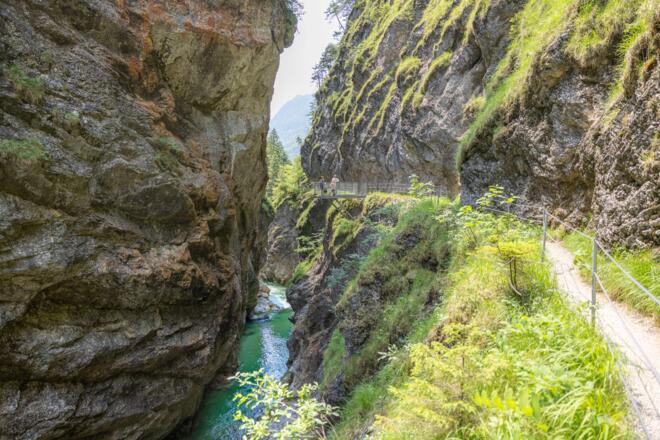 Aussichtsplattform in der Tiefenbachklamm
