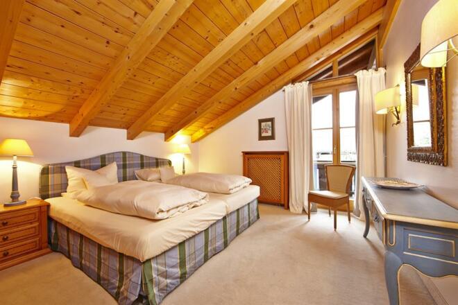 Schlafzimmer Zugspitzsuite