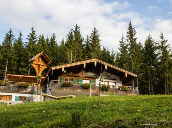 Die Rohrkopfhütte lassen wir am Morgen noch links liegen.