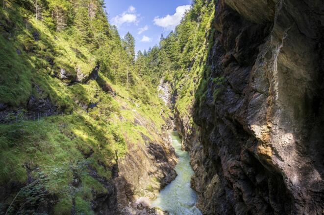 Imposante Wildwasserschlucht