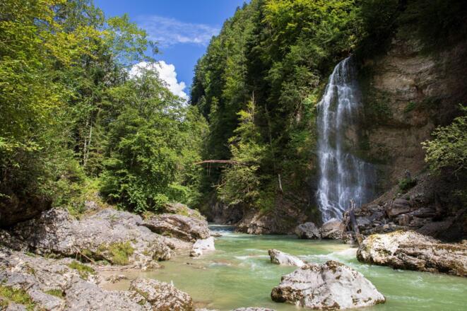 Wasserfall in der Tiefenbachklamm