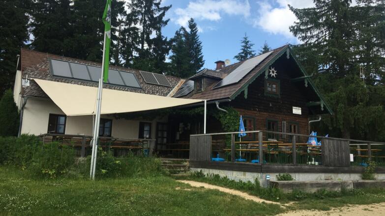 Braunberghütte entlang der MTB-Strecke 1 in St. Oswald bei Freistadt